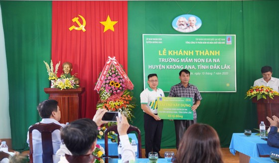 PVFCCo khánh thành công trình Trường Mầm non Ea Na, huyện Krông Ana, tỉnh Đắk Lắk ảnh 2