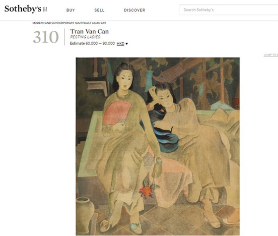 Sotheby's 拍賣越南美術博物館偽畫? ảnh 2