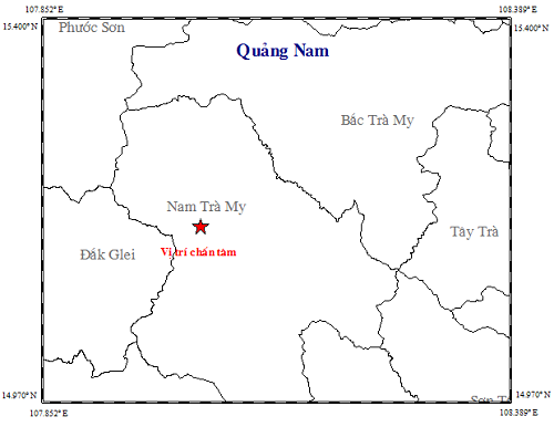 Một ngày, Quảng Nam xảy ra 4 trận động đất liên tiếp ảnh 1