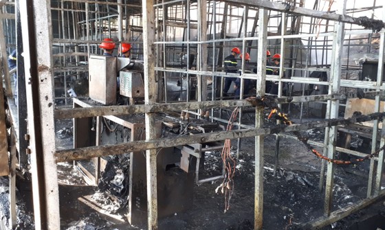 Cháy lớn tại Công ty sâm Ngọc Linh Việt Nam ảnh 1