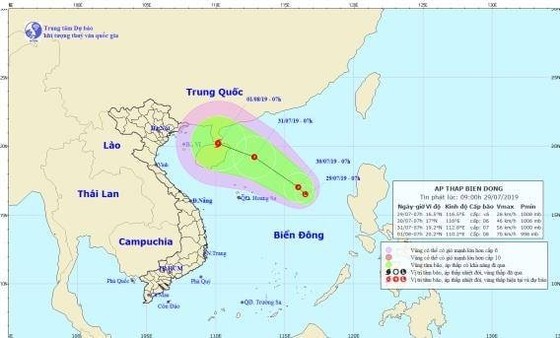 Áp thấp vừa xuất hiện, sắp thành cơn bão ảnh 1