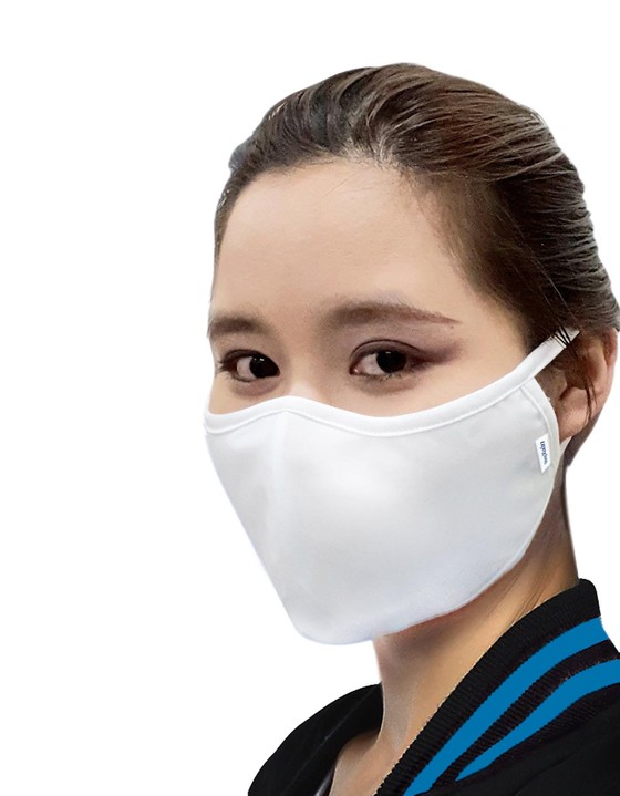 Vinatex họp báo ra mắt khẩu trang 'chống lây nhiễm virus khi nói chuyện' ảnh 4