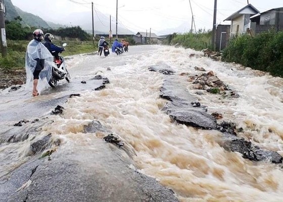 Tình hình mưa lũ liên tục trong những ngày qua tại Lai Châu. Ảnh theo Tổng cục Phòng chống thiên tai