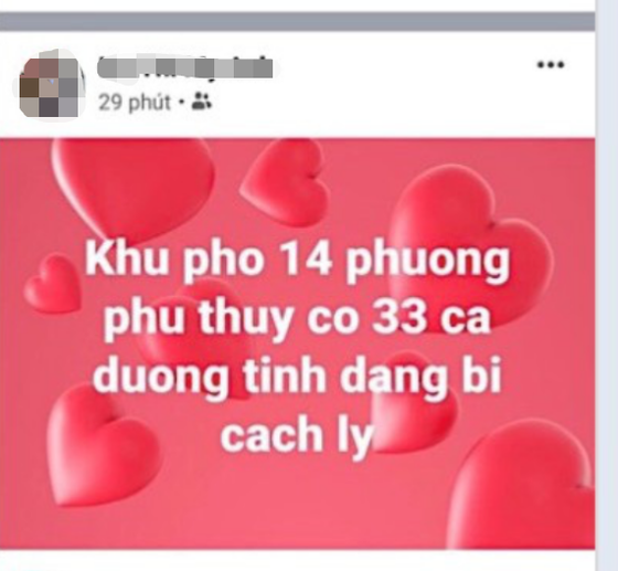 Tung tin sai sự thật 33 người nhiễm Covid-19, một phụ nữ bị công an mời làm việc ảnh 2