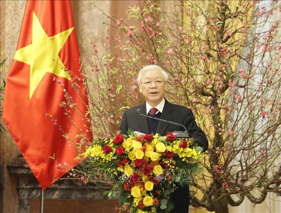 Tổng Bí thư, Chủ tịch nước chúc Tết lãnh đạo, nguyên lãnh đạo Đảng, Nhà nước ảnh 1