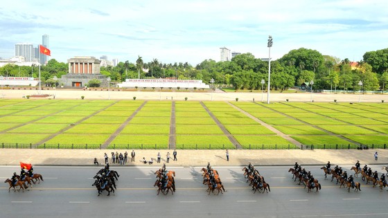 Đoàn kỵ binh trên thao trường ảnh 7