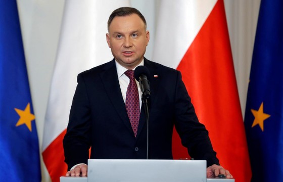 Tổng thống Ba Lan Andrzej Duda. Ảnh: Reuters