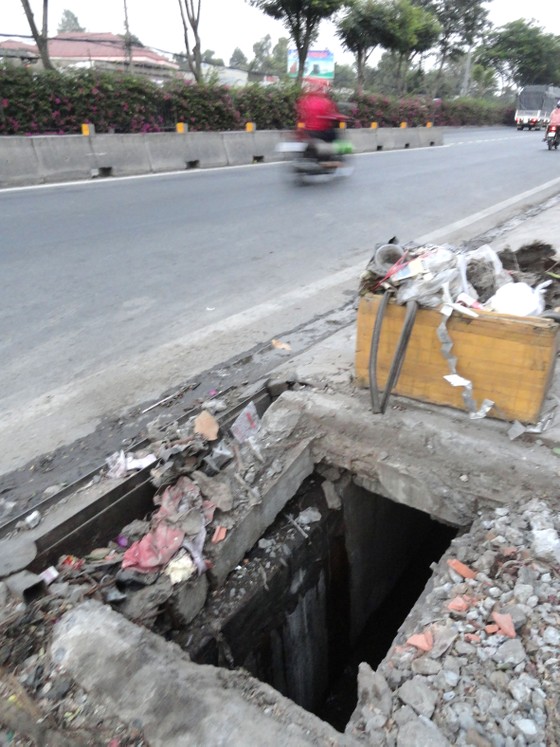 Hiểm họa từ hố ga không nắp ảnh 1
