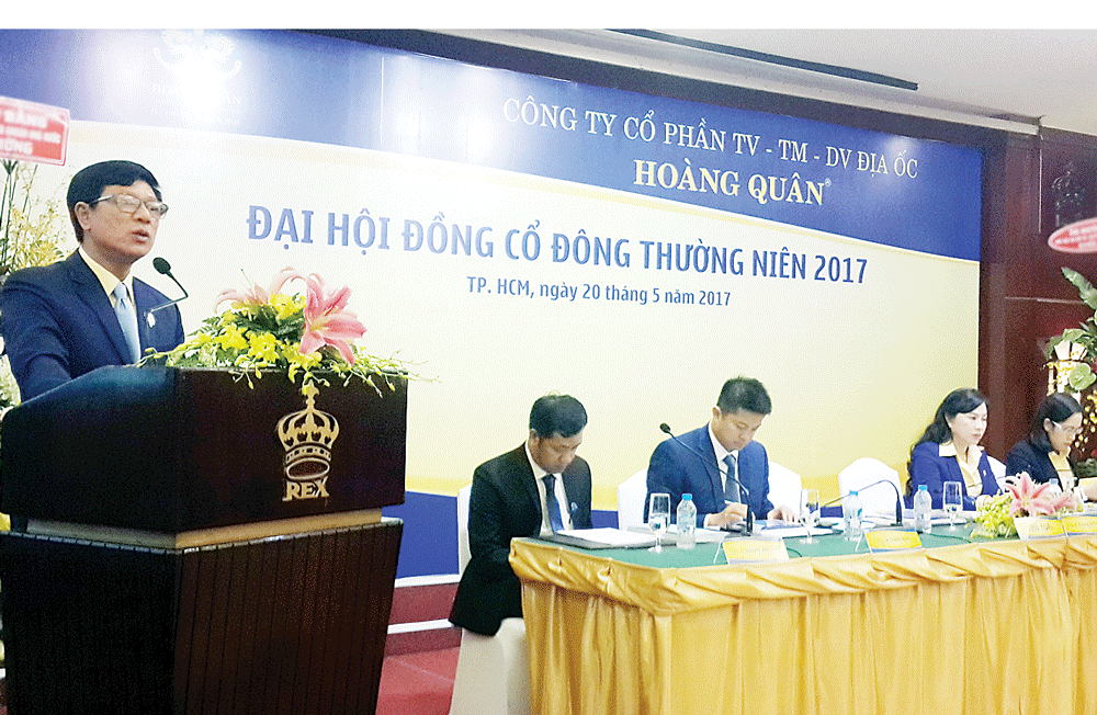 Địa ốc Hoàng Quân đặt mục tiêu lợi nhuận sau thuế năm 2017 gấp 10 lần năm 2016 ảnh 1