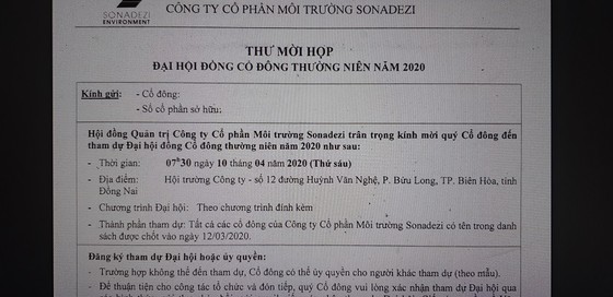 Nhiều công ty bất chấp lệnh cách ly tổ chức ĐHCĐ? ảnh 1