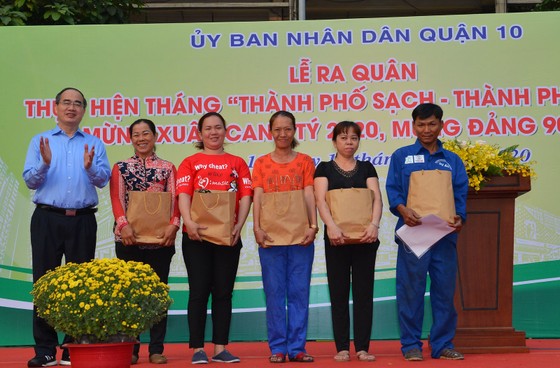 TPHCM phát động tháng “Thành phố sạch - Thành phố văn hóa mừng Xuân Canh Tý 2020, mừng Đảng 90 năm” ảnh 4