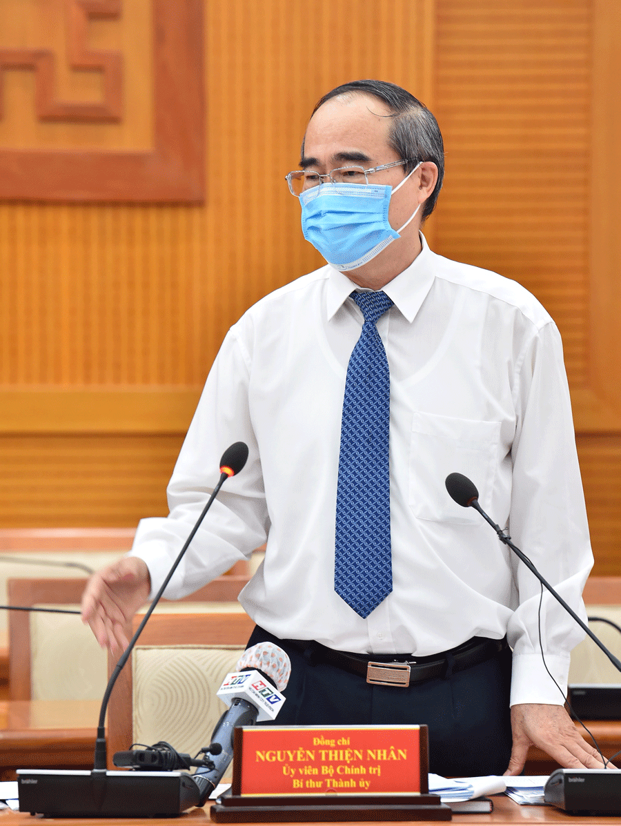 Bí thư Thành ủy TPHCM Nguyễn Thiện Nhân: Sống chung với người mắc nhưng không để xảy ra dịch Covid-19 ảnh 2