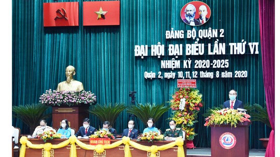 Bí thư Thành ủy TPHCM Nguyễn Thiện Nhân: Quận 2 góp phần vào xây dựng hạt nhân sáng tạo của TPHCM ảnh 2