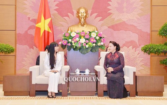Chủ tịch Quốc hội Nguyễn Thị Kim Ngân tiếp Nhóm nghị sĩ hữu nghị Pháp - Việt ảnh 1