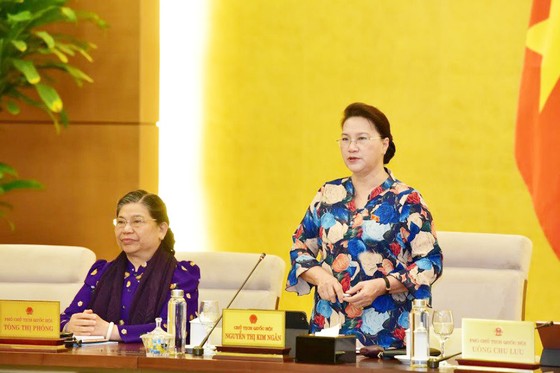 Ủy ban Thường vụ Quốc hội bế mạc phiên họp thứ 46 ảnh 1