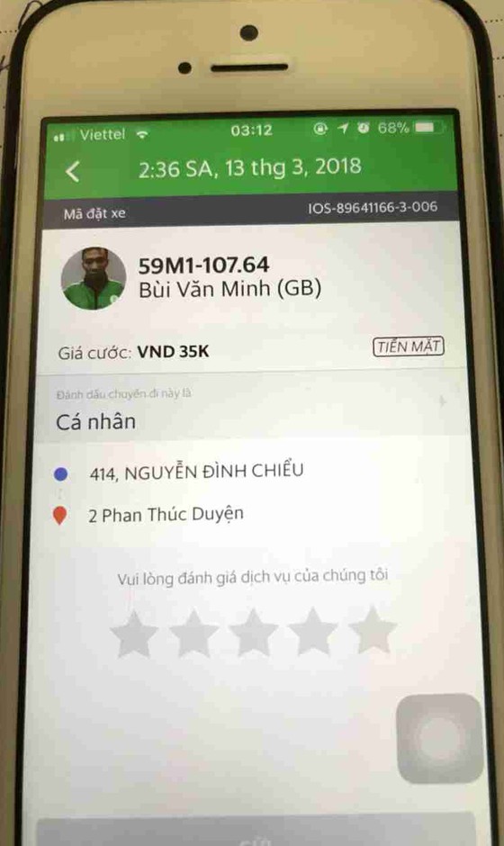 Bắt tài xế xe ôm công nghệ dùng dao uy hiếp cướp tài sản của khách hàng ảnh 1