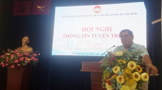 TPHCM Ra mắt biểu trưng 90 năm thành lập MTTQ Việt Nam ảnh 1