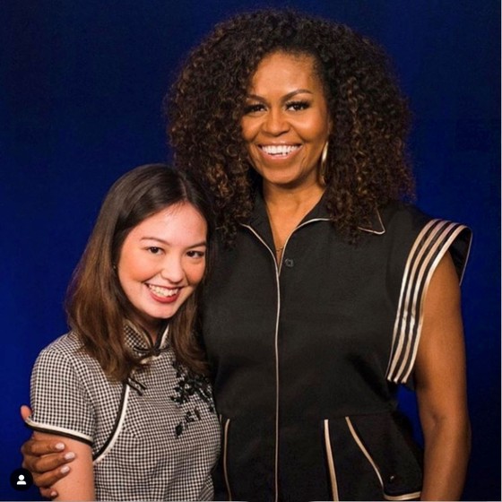 Cựu đệ nhất phu nhân Mỹ - Michelle Obama - diện thiết kế mới của Công Trí ảnh 1