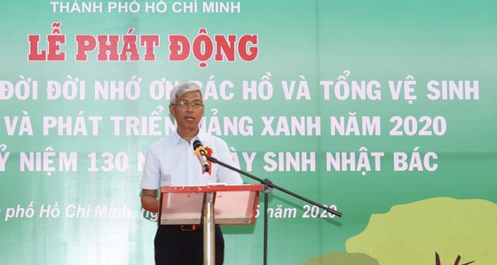 Huyện Nhà Bè trồng hơn 2.300 cây xanh mừng sinh nhật Bác ảnh 2
