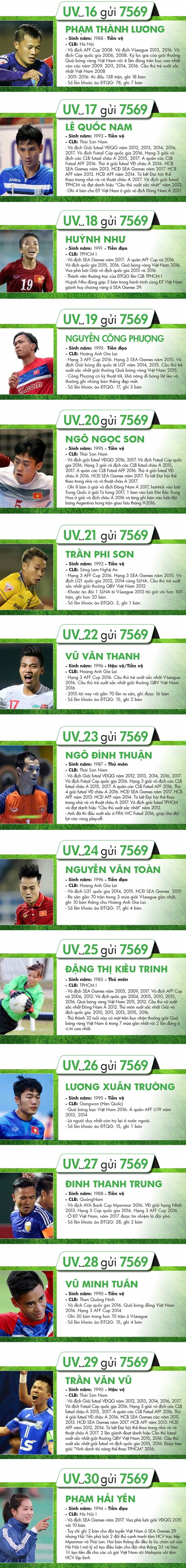 Bầu chọn giải “Cầu thủ được yêu thích nhất trong năm“ ảnh 2
