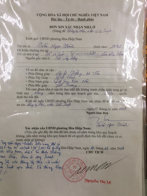 Giả chữ ký chủ tịch phường để hợp thức hóa nhà trái phép ảnh 1