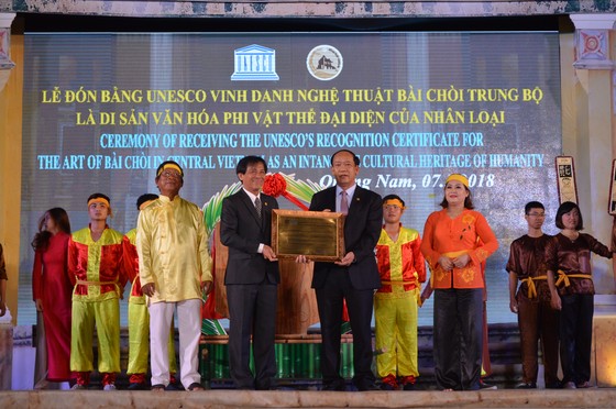 Nghệ thuật Bài Chòi được công nhân là Di sản Văn hóa phi vật thể đại diện của nhân loại ảnh 1