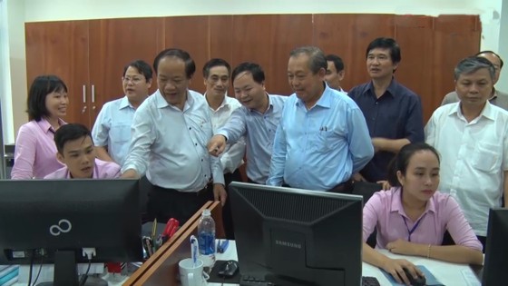 Phó Thủ tướng Trương Hòa Bình kiểm tra công tác cải cách hành chính tại Quảng Nam ảnh 1