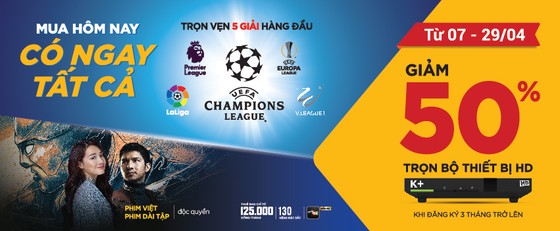 K+ bất ngời giảm 50% giá bộ thiết bị HD ảnh 1
