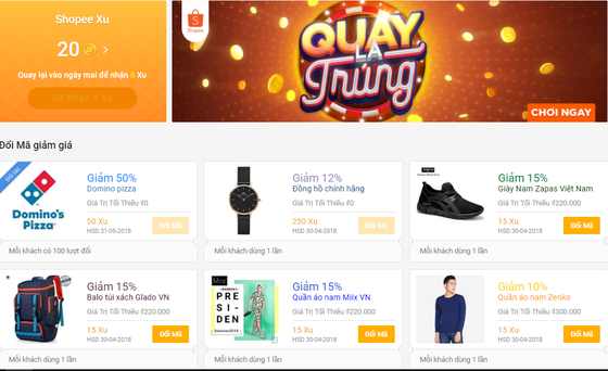 Shopee ra chương trình "Ưu Đãi Shopee Xu" ảnh 1
