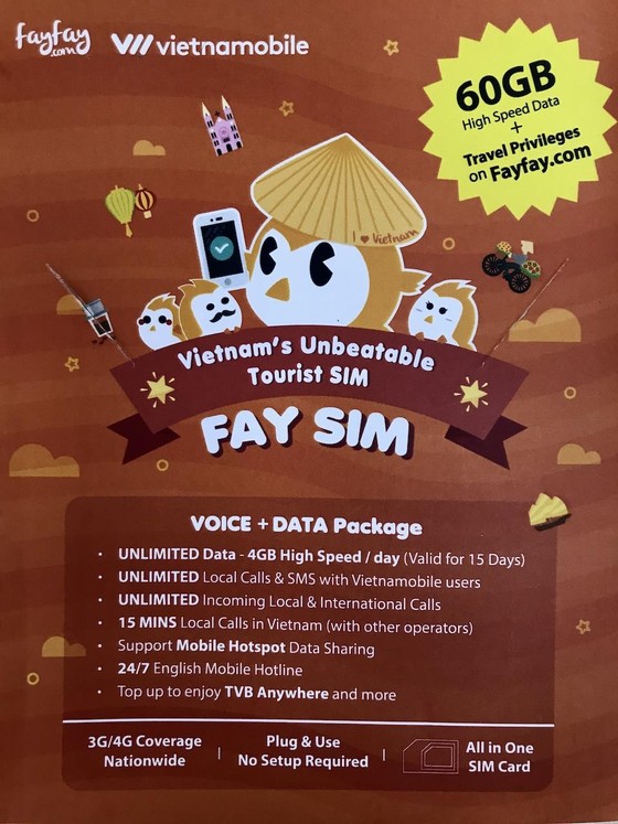 Fayfay.com và Vietnamobile hợp tác ra FAY SIM cho du khách đến Việt Nam ảnh 1