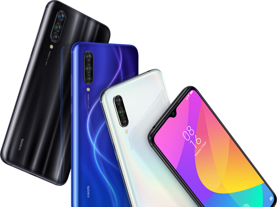 Xiaomi MI 9 Lite với thiết kế logo LED đổi màu ảnh 1