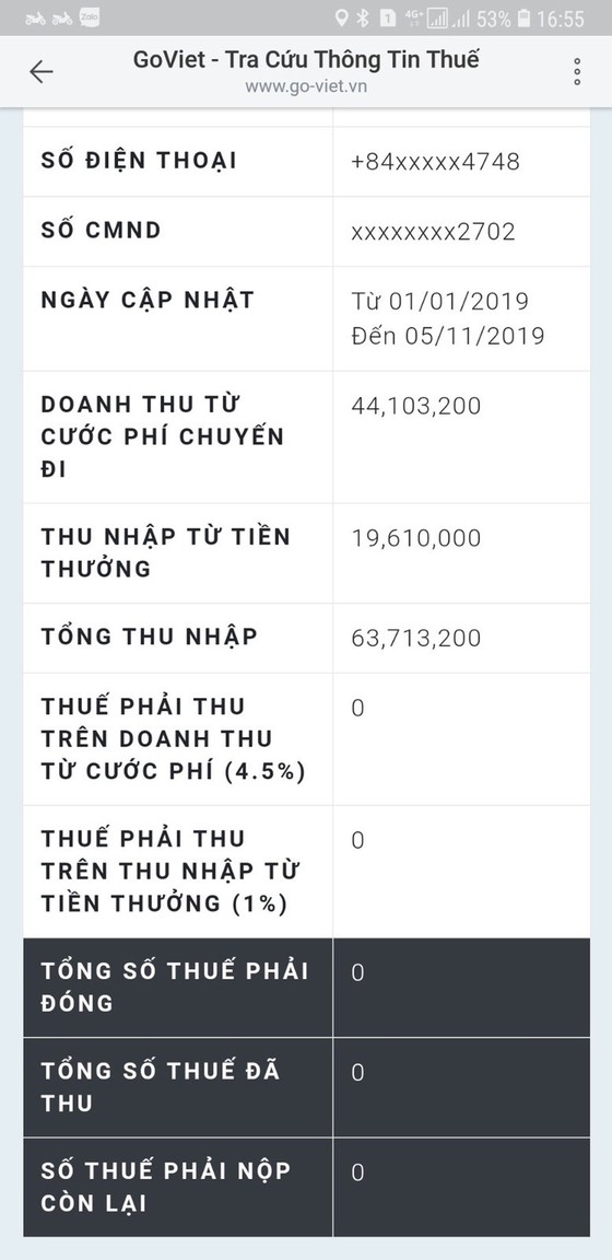 GoViet triển khai Cổng thông tin điện tử tra cứu thu nhập dành cho đối tác tài xế ảnh 3