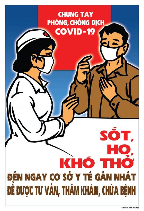 Thông điệp đẩy lùi Covid-19 với tranh cổ động ảnh 2