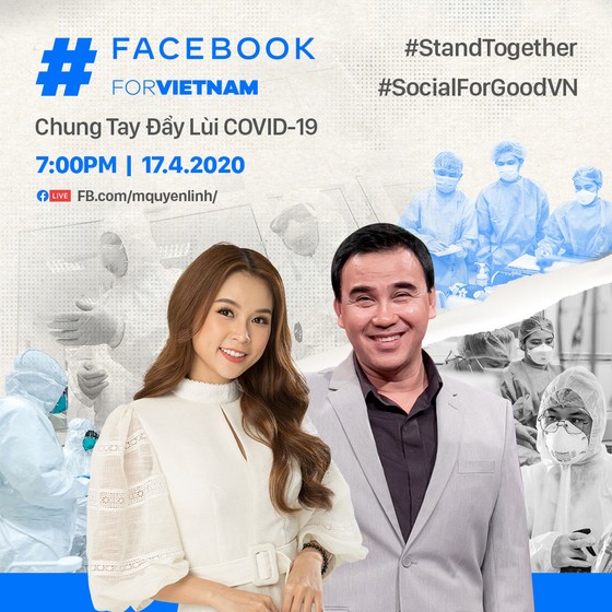 Facebook cùng hơn 60 sao Việt livestream chung tay đẩy lùi Covid-19 ảnh 1