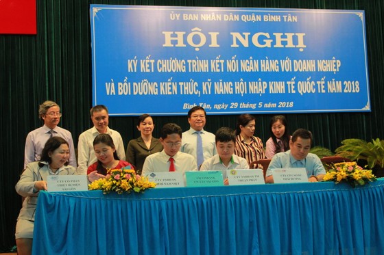 Quận Bình Tân kết nối cho hàng trăm doanh nghiệp vay vốn ưu đãi ảnh 1