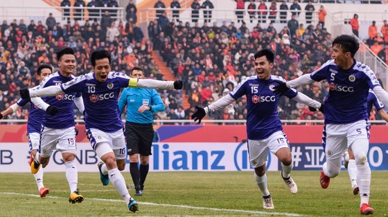 Các cầu thủ CLB Hà Nội sẽ đá trận Siêu Cúp vào ngày 1-3 trên sân Thống Nhất 