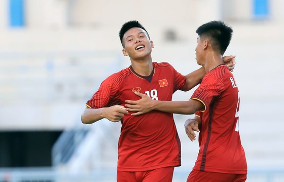 U15 Việt Nam có chiến thắng thứ 3 liên tiếp. Ảnh: Đoàn Nhật