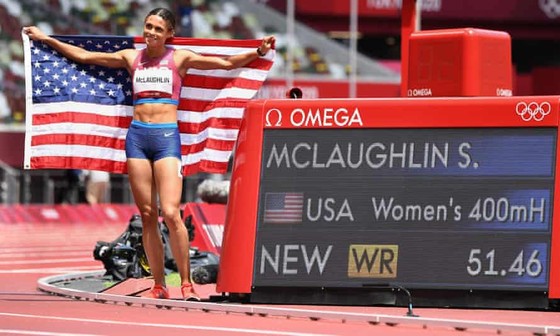 Sydney McLaughlin đoạt HCV và phá kỷ lục thế giới cự ly 400m rào nữ.