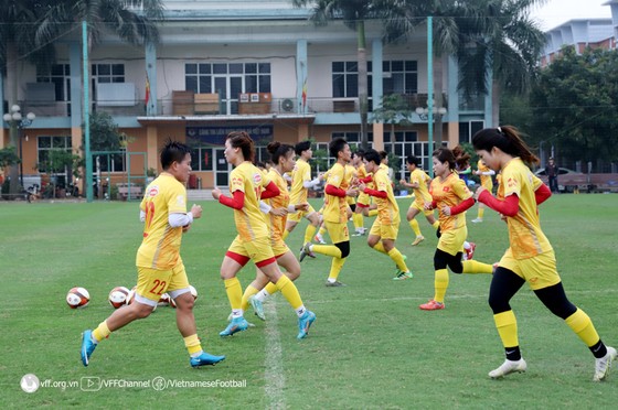 Đội tuyển nữ Việt Nam tích cực chuẩn bị cho vòng loại thứ nhất Olympic 2024