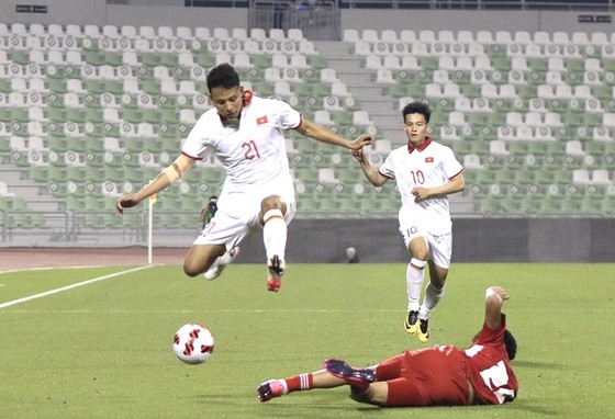 U23 Việt Nam có nhiều cố gắng ở trận gặp U23 UAE