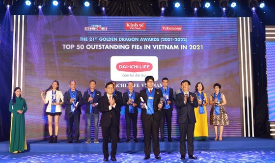 Dai-ichi Life Việt Nam nhận giải thưởng Rồng Vàng lần thứ 13 liên tiếp