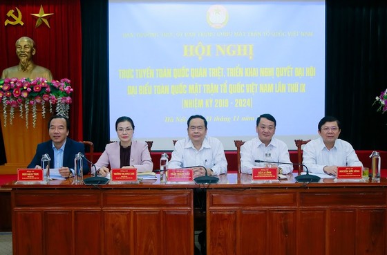 Mặt trận công bố 5 chương trình hành động ảnh 1 Mặt trận công bố 5 chương trình hành động ảnh 1