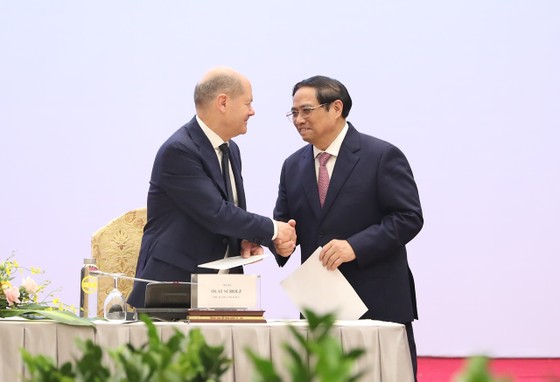 Thủ tướng Đức Olaf Scholz khẳng định Việt Nam rất quan trọng với Đức ảnh 8