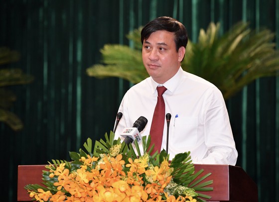 Đồng chí Phan Thị Thắng và đồng chí Lê Hòa Bình được bầu giữ chức Phó Chủ tịch UBND TPHCM ảnh 4