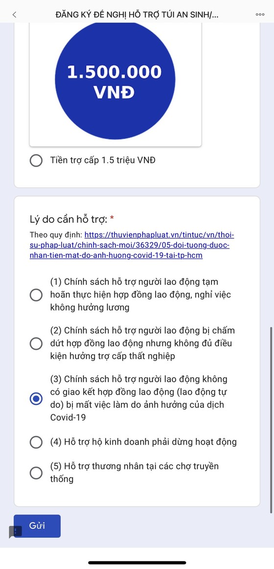 Người dân TPHCM phát tín hiệu cần hỗ trợ để nhận tiền mặt, túi an sinh ảnh 3