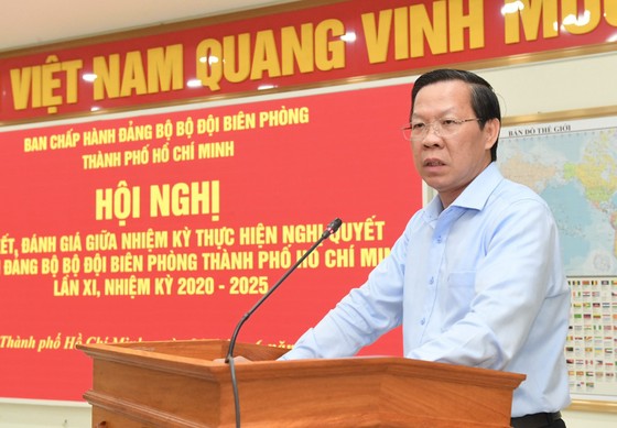 Đồng chí Phan Văn Mãi phát biểu chỉ đạo hội nghị - Ảnh Việt Dũng