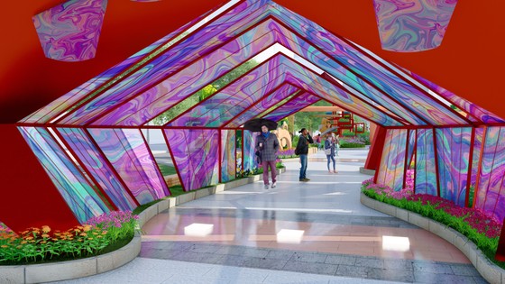 Đường hoa Tết 2023 lần đầu tiên có cầu kính, tăng ngày mở cửa ảnh 7