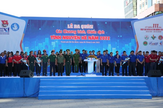 TPHCM ra quân các chương trình, chiến dịch tình nguyện hè năm 2022 ảnh 2