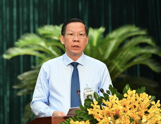 Chủ tịch UBND TPHCM Phan Văn Mãi: Đầy đủ cơ sở pháp lý và cần thiết ban hành Nghị quyết của HĐND TPHCM thực hiện Nghị quyết 98 ảnh 3
