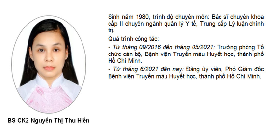 3 ứng viên tiếp cận chức danh Giám đốc Bệnh viện Mắt TPHCM ảnh 1